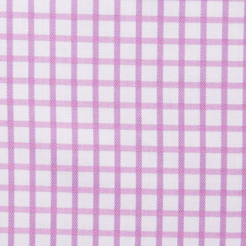 Light Purple Check Cotton Shirts