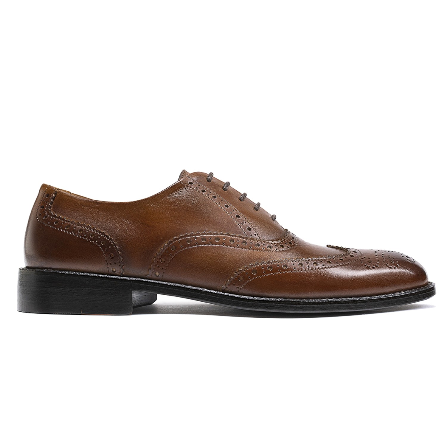 DGRIE WINGTIP OXFORD - COGNAC