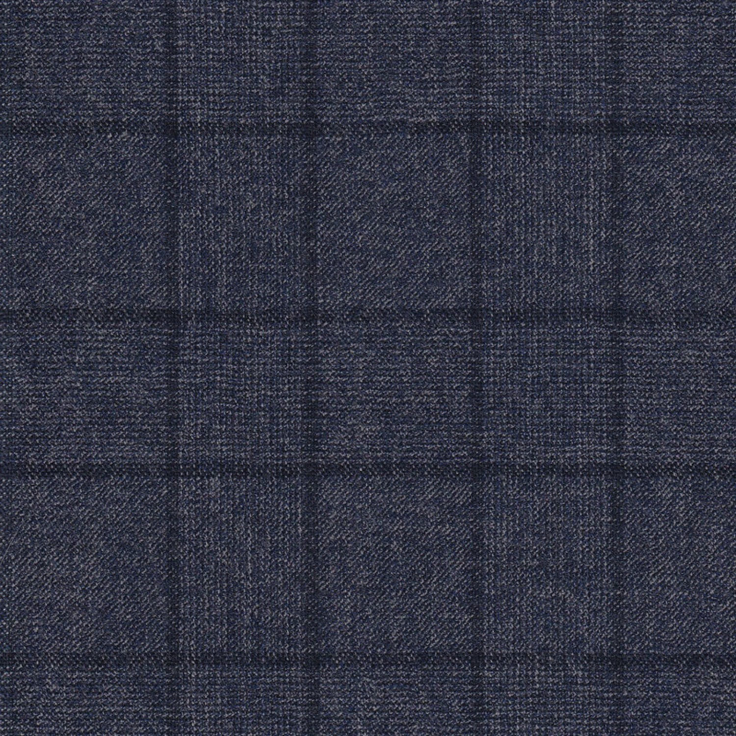 Blue 21335 - 120s Flannel Wool Pants
