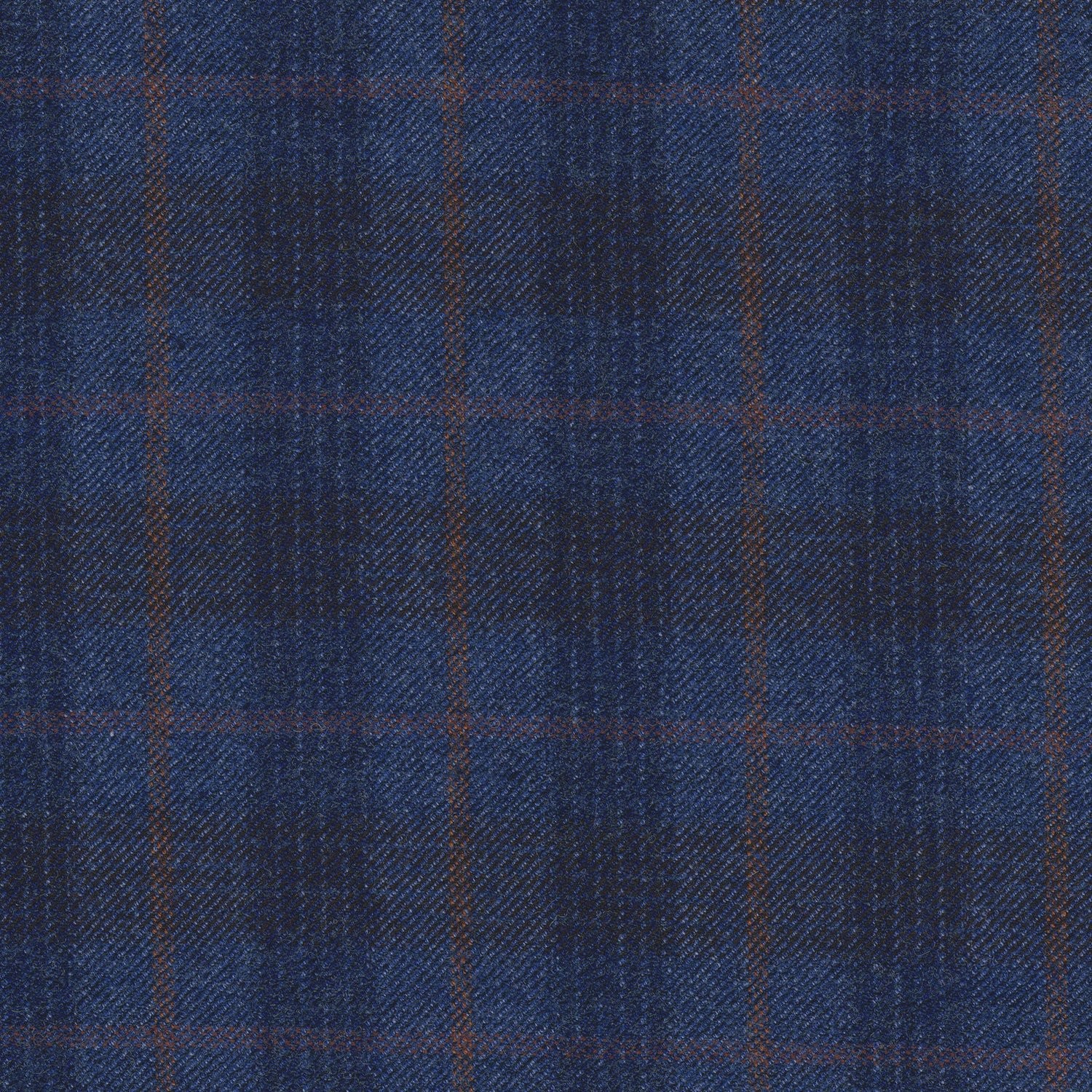 Blue 708066 - 100% Tweed Flannel Wool Pants