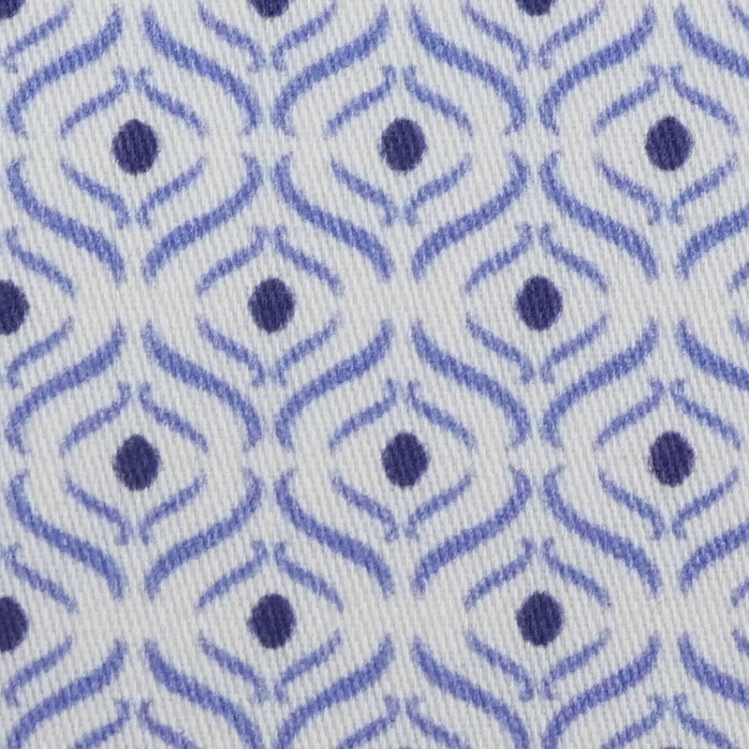 Blue PRT2394 - 100% cotton printed shirts