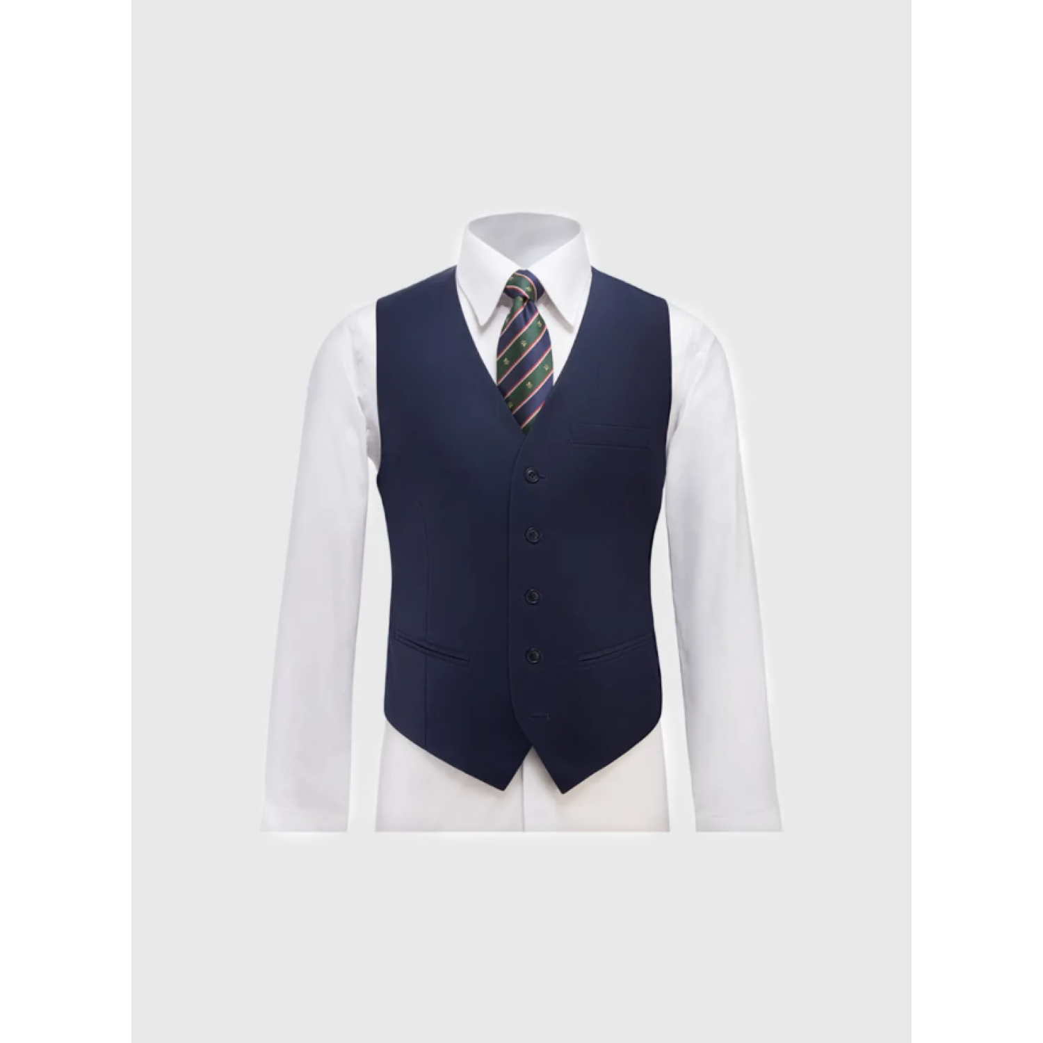 VICTORY NAVY BLUE WOOL VEST
