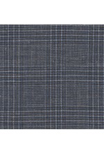 Blue 103020 - Wool Silk Linen Stretch Suit