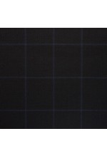 Casual Black Blue Window Pants
