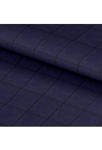 Blue 25015 - Wool Silk Linen Suit