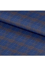 Blue 25052 - Wool Silk Linen Pants
