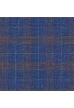 Blue 25052 - Wool Silk Linen Pants