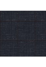 Blue 25060 - Wool Silk Linen Suit