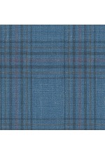 Blue 25079 - Wool Silk Linen Pants