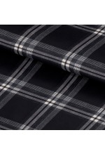 Black 25091 - Wool Silk Linen Pants