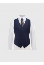 VICTORY NAVY BLUE WOOL VEST