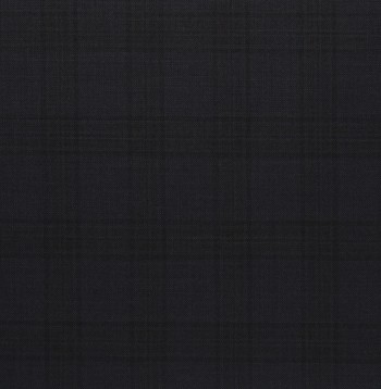 Dark Blue Check Brown Pants