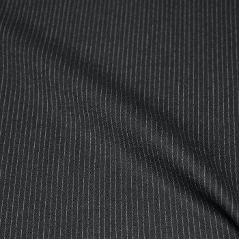 Dark Grey Pin Striped Flannel Pants