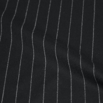 Black Chalk Striped Flannel Pants