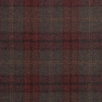 Red Brown Windows Flannel Pants