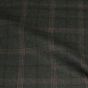 British Racing Green Windows Flannel Pants