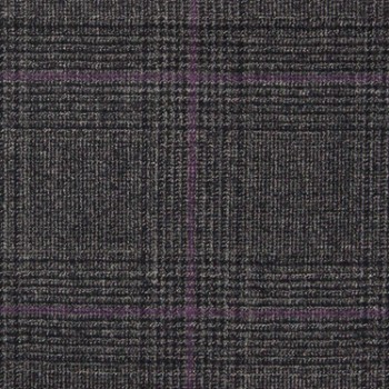 Medium Gray Purple Checked Windows Flannel Pants