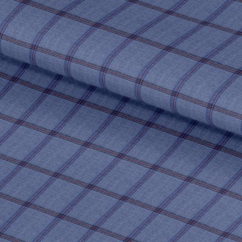 Blue 25048 - Wool Silk Linen Pants
