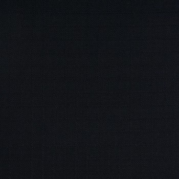 VERY DARK NAVY BLUE (MOSTLY BLACK) CHECK WOOL BLEND