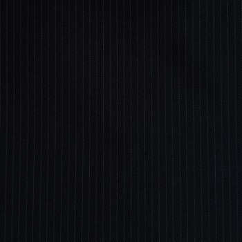 VERY DARK NAVY (MOSTLY BLACK) PINSTRIPE THIN WOOL BLEND