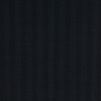 VERY DARK BLUE (MOSTLY BLACK) STRIPE WOOL BLEND
