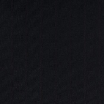 VERY DARK NAVY BLUE (MOSTLY BLACK) & PURPLE STRIPE WOOL BLEND