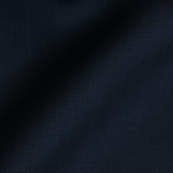 VERY DARK BLUE PLAIN WOOL BLEND