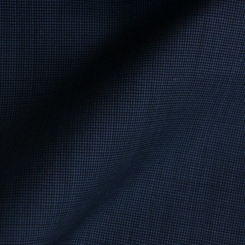 DARK BLUE PLAIN WOOL BLEND