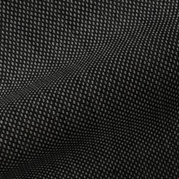 GREY BIRD'S-EYE WOOL BLEND