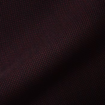  VERY DARK RED BIRD'S-EYE WOOL BLEND