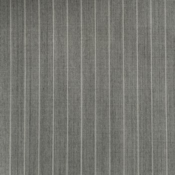 GREY CHALK STRIPE WOOL BLEND