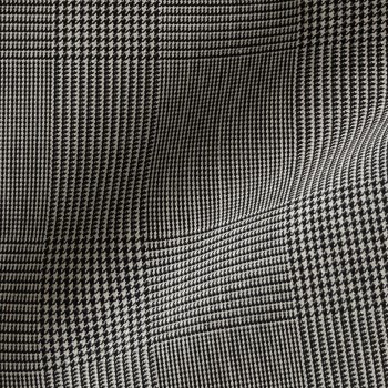 GREY GLEN CHECK WOOL BLEND