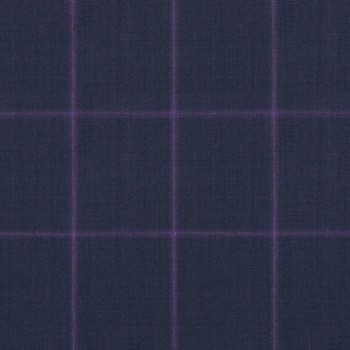 Navy Blue Purple Window Pants