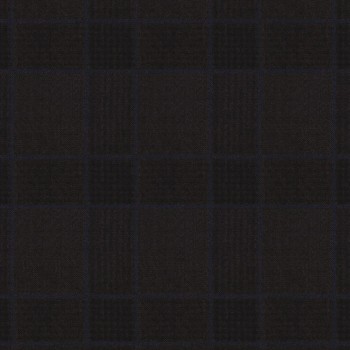 Brown Chocolate Navy Blue Glen Check Pants