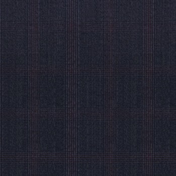 Navy Blue Red  Glen Check Pants