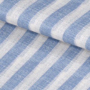 Blue LH3101-57 - Pure Linen Shirts
