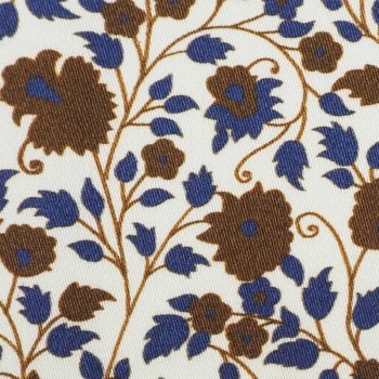 Brown PRT2307 - 100% cotton printed shirts