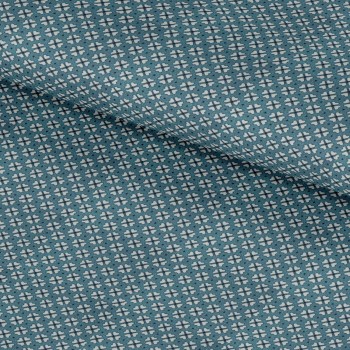 Blue PRT2334 - 100% cotton printed shirts