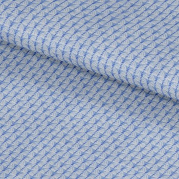 Blue PRT2353 - 100% cotton printed shirts