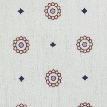 Cream PRT2374 - 100% cotton printed shirts