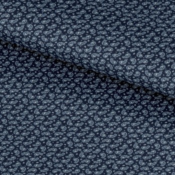 Blue PRT2411 - 100% cotton printed shirts