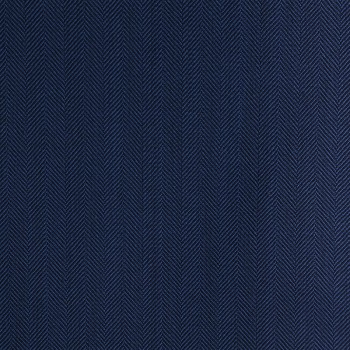 BLUE HERRINGBONE WOOL BLEND