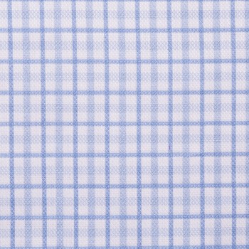 Blue Pastel Tattersall Cotton Shirts