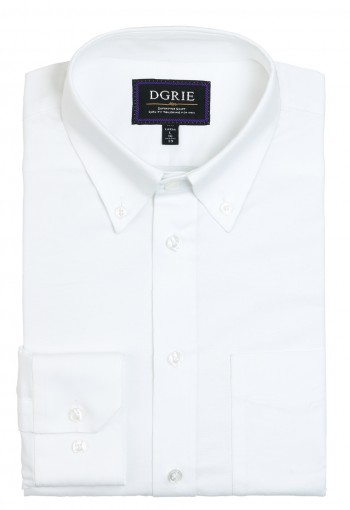 WHITE OXFORD BUTTON DOWN SHIRT