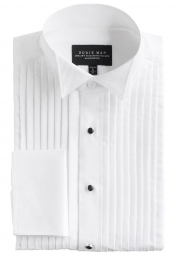 WHITE WINGTIP SHIRT