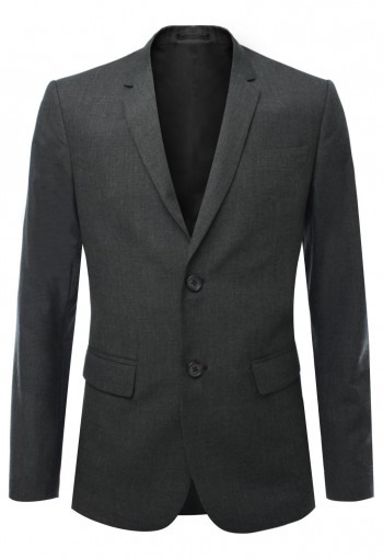 เสื้อสูทสีเทาเข้ม ปกเล็ก