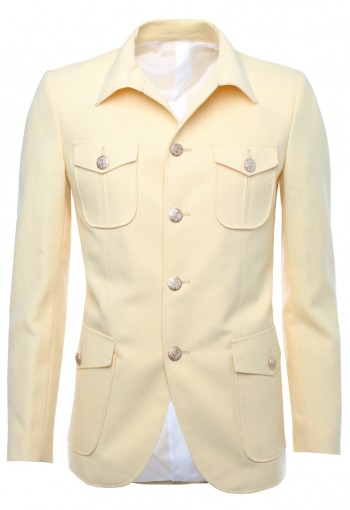 แจ็คเก็ตสูทสีเหลือง