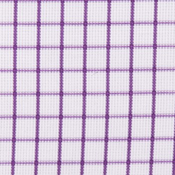 Purple Windowpane Cotton Shirts