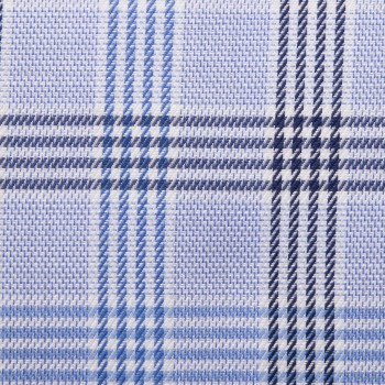 Navy Check Cotton Shirts