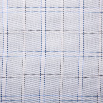 Blue Tattersal Check Cotton Shirts